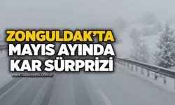 Zonguldak’ta mayıs ayında kar sürprizi
