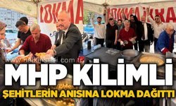 MHP Kilimli Teşkilatı şehitler anısına lokma dağıttı