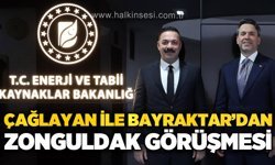 Mustafa Çağlayan ile Bakan Alparslan Bayraktar'dan "Zonguldak" görüşmesi