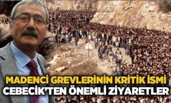 Madenci grevlerinin önde gelen ismi Sabri Cebecik, Batı Karadeniz ziyaretlerinde