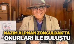 Nazım Alpman Zonguldak’ta okurları ile buluştu