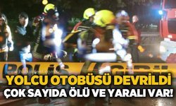 Yolcu otobüsü devrildi: 3 ölü, 26 yaralı