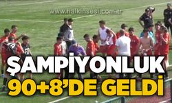 Şampiyonluk 90+8'de geldi..