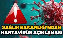 Sağlık Bakanlığı’ndan Hantavirüs açıklaması