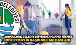Zonguldak Belediyesi’nden anlamlı hizmet: Evde temizlik başvuruları başladı