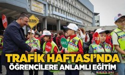 Trafik Haftası’nda öğrencilere anlamlı eğitim
