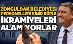 Zonguldak Belediyesi personeli sinir küpü: İki ikramiyeyi de alamadılar!