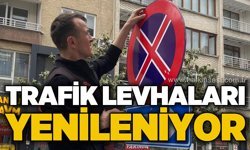 Trafik tabelaları yenileniyor