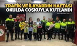 Trafik ve  İlkyardım haftası okulda coşkuyla kutlandı