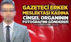 Gazeteci erkek, meslektaşı kadına cinsel organının fotoğrafını gönderdi!