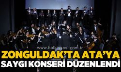 Zonguldak'ta Ata'ya saygı konseri düzenlendi