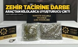 Zehir tacirine darbe: Araçtan kilolarca uyuşturucu çıktı