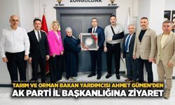 Tarım ve Orman Bakan Yardımcısı Ahmet Gümen’den AK Parti İl Başkanlığına ziyaret