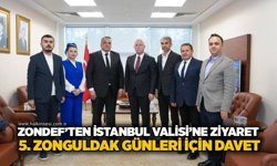 ZONDEF’ten İstanbul Valisi’ne ziyaret: 5. Zonguldak Günleri için davet