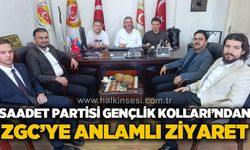 Saadet Partisi Gençlik Kolları'ndan ZGC'ye anlamlı ziyaret