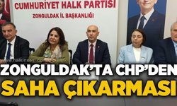 Zonguldak'ta CHP'den saha çıkarması