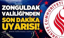 Zonguldak Valiliği'nden barajlarla ilgili son dakika uyarısı