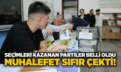 Seçimleri kazanan partiler belli oldu: Muhalefet sıfır çekti!