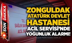 Zonguldak Atatürk Devlet Hastanesi Acil Servisi’nde yoğunluk alarmı!