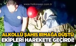 Alkollü şahıs ırmağa düştü, ekipleri harekete geçirdi!