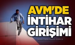 AVM'de intihar girişimi!