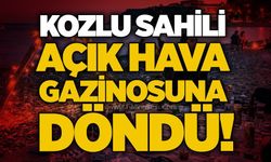 Kozlu Sahili açık hava gazinosuna döndü!