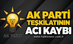 AK Parti teşkilatının acı kaybı