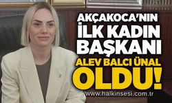 Akçakoca'nın ilk kadın Başkanı Alev Balcı Ünal oldu!