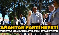 Anahtar Parti heyeti Zübeyde Hanım'ın hatırasını ziyaret etti