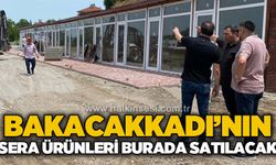 Bakacakkadı'nın sera ürünleri burada satılacak