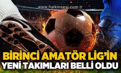 Birinci Amatör Lig’in yeni takımları belli oldu!