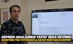 Deprem analizinde yapay zeka devrimi: BEUN’den tek fotoğrafla hayat kurtaran sistem!