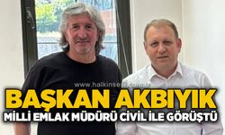 ZGC Başkanı Akbıyık’tan Milli Emlak Müdürü Civil’e Ziyaret