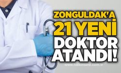 Zonguldak'a 21 yeni doktor atandı!