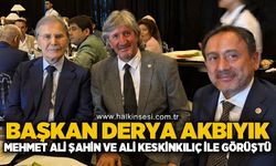 ZGC Başkanı Derya Akbıyık, Mehmet Ali Şahin ve Ali Keskinkılıç ile bir araya geldi