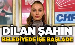 Dilan Şahin Zonguldak Belediyesi'nde işe başladı