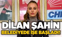 Dilan Şahin Zonguldak Belediyesi'nde işe başladı