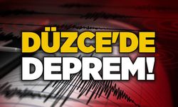 Düzce'de deprem!