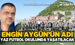 Engin Aygün'ün adı yaz futbol okulunda yaşatılacak