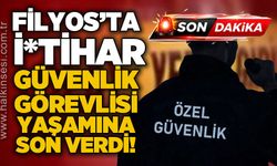 Filyos'ta acı olay: Güvenlik görevlisi silahıyla yaşamına son verdi!