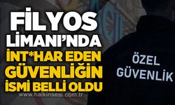 Filyos Limanı'nda int*har eden güvenlik görevlisinin kimliği belli oldu!