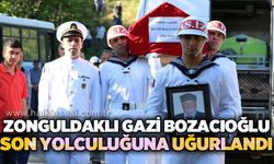 Kıbrıs Gazisi Recep Bozacıoğlu son yolculuğuna uğurlandı