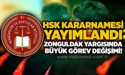 HSK Kararnamesi yayımlandı: Zonguldak yargısında büyük görev değişimi!