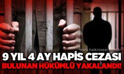 9 yıl 4 ay hapis cezası bulunan firari hükümlü yakalandı