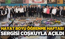 Hayat Boyu Öğrenme Haftası sergisi coşkuyla açıldı