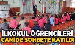 İlkokul öğrencileri camide sohbete katıldı