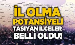 İl olma potansiyeli olan ilçeler belli oldu: Kdz. Ereğli listede yer almadı