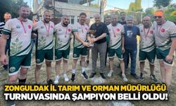Zonguldak İl Tarım ve Orman Müdürlüğü turnuvasında şampiyon belli oldu!...