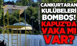 Kapuz Plajı'nda cankurtaran kulübesi bomboş!