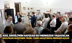 Kdz. Ereğli’nin hafızası bu merkezde yaşayacak: Wolfram Hoepfner yerel tarih araştırma merkezi açıldı